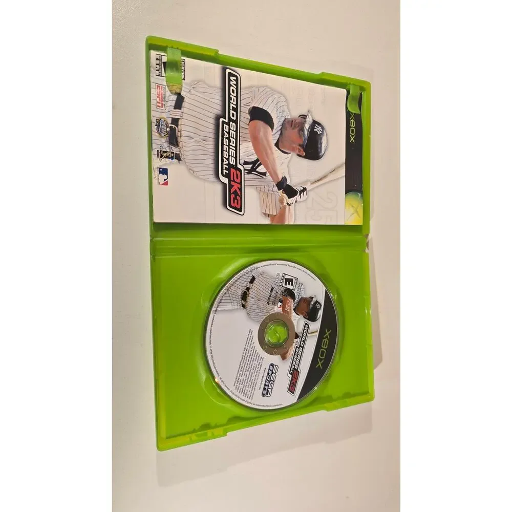 World Series Baseball 2K3 Triple Play 2002 Original Xbox Game Lot CIB